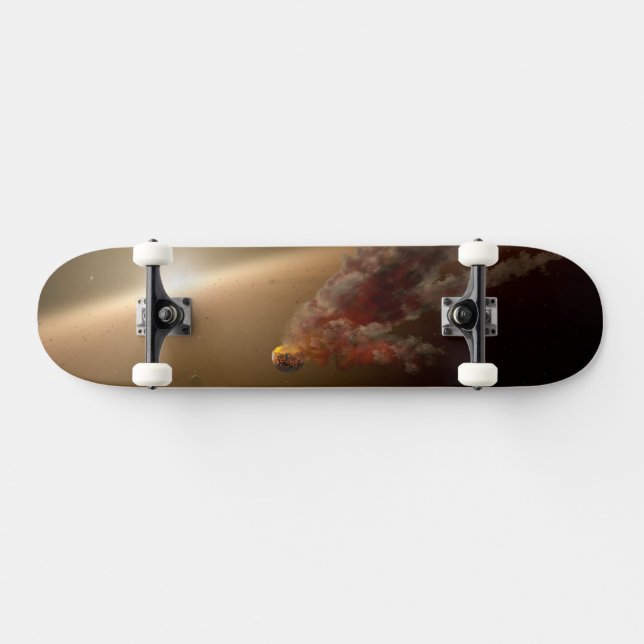 A Huge Eruption Around Star Ngc 2547-Id8. Skateboard (Horz)
