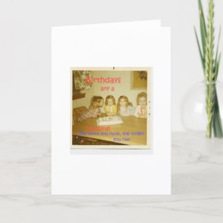 A HUMOROUS  BIRTHDAY CARD