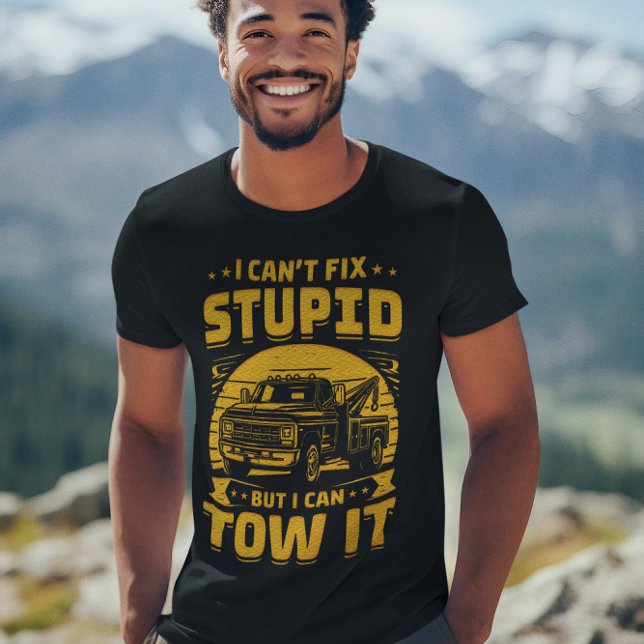 A humourous trucker saying about towing challenges T-Shirt (Creator Uploaded)