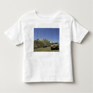 A Humvee is parked at the re-transmitting site Toddler T-Shirt