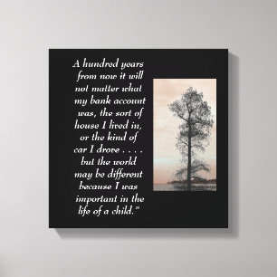 A hundred years - Canvas art print