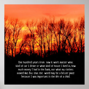 A Hundred Years From Now - large poster