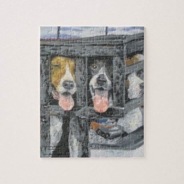 "A Hunting We Will Go" Jigsaw Puzzle (Vertical)