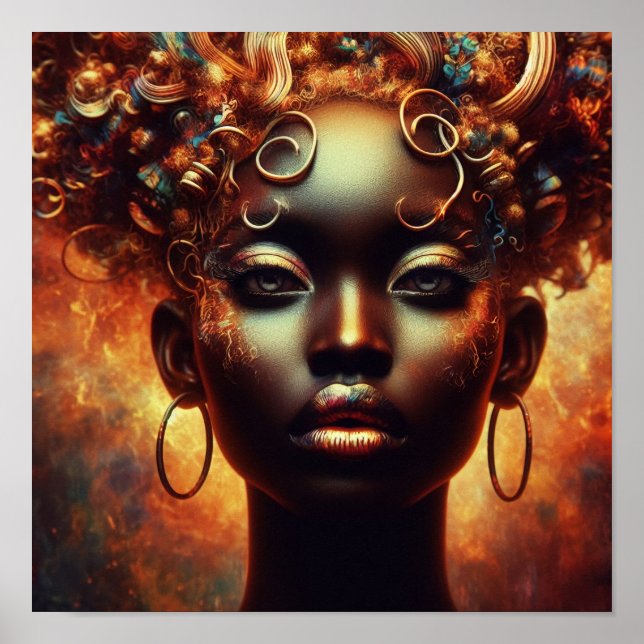 A.I. Beautiful Young Woman Poster (Front)