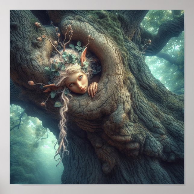 A.I. Dryad in Tree Poster (Front)