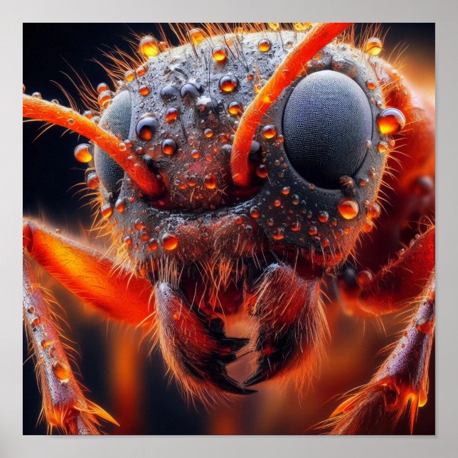 A.I. Macro of Ant Poster (Front)