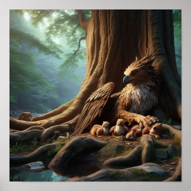 A.I. Mother Griffin and Her Younglings Poster (Front)