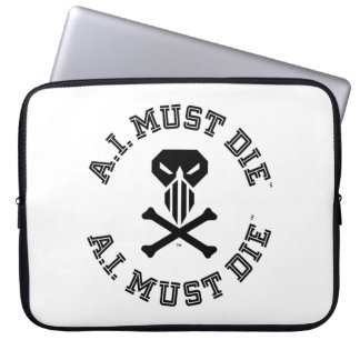 A.I. Must Die™ Logo (College Font) Laptop Sleeve