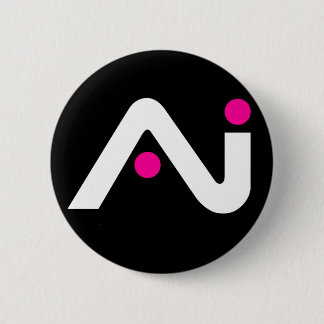 A.i. Retro Button White Logo