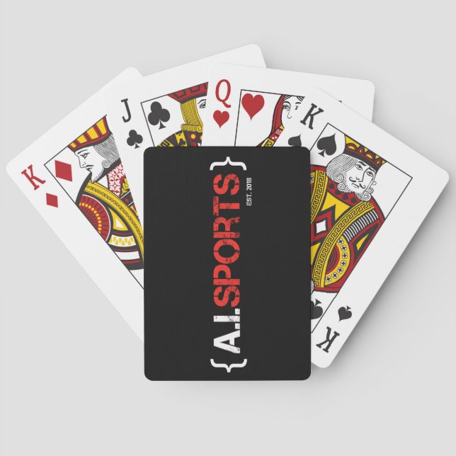 {A.I.SPORTS} PLAYING CARDS (Back)
