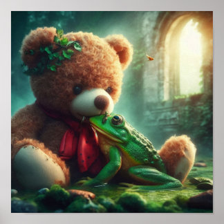 A.I. Teddy and Froggy Poster