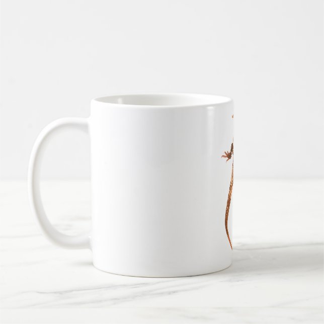 A is for Ackies Monitor Lizard Coffee Mug (Left)