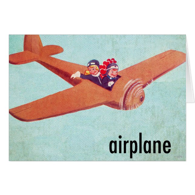 A is for Aeroplane (Front Horizontal)
