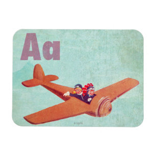 A is for Aeroplane Magnet