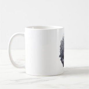 A is for African crested porcupine Coffee Mug