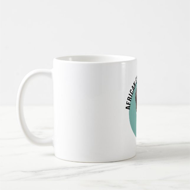 A is for African Elephant Keeper Coffee Mug (Left)