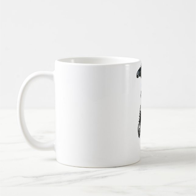 A is for African Penguin Coffee Mug (Left)