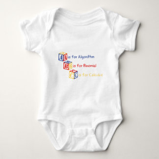 A is for Algorithm Baby Bodysuit