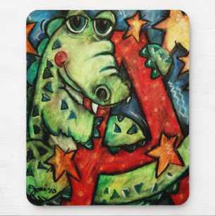 A is for Alligator Mouse Pad