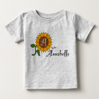 A is for Annabelle Sunflower T Shirt