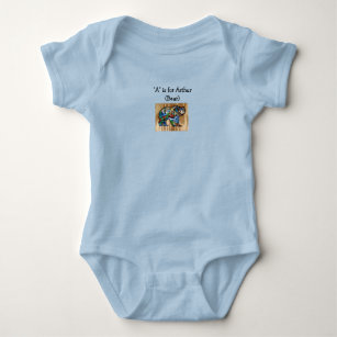 A is for Arthur meaning Bear Baby Bodysuit