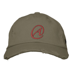 "A" Is for Atheist Embroidered Hat