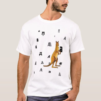 A is for Australian kangaroo kids T T-Shirt