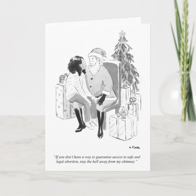 A is For Emily Flake Holiday Card (Front)