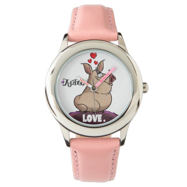 A. J. HOGG "LOVE" ANALOG WATCH (Front)