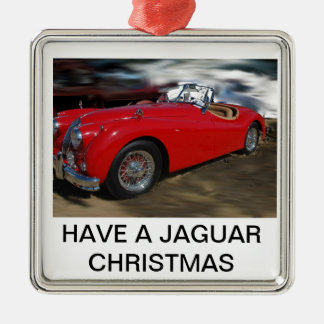 A JAG CHRISTMAS METAL TREE DECORATION