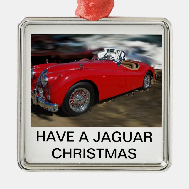 A JAG CHRISTMAS METAL TREE DECORATION (Front)