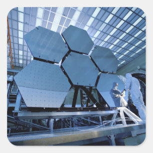 A James Webb Space Telescope array Square Sticker