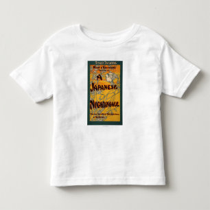 A Japanese Nightingale Theatrical Play Poster Toddler T-Shirt