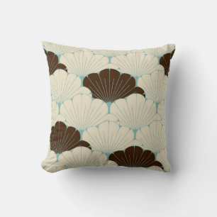 a Japanese style seamless tile with exotic foliage Cushion