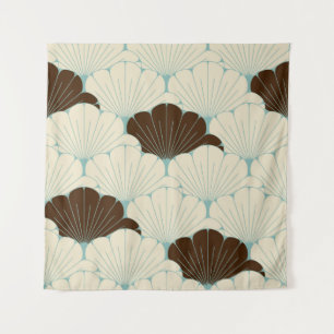 a Japanese style seamless tile with exotic foliage Tapestry