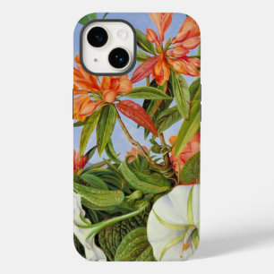 A Javan Rhododendrum and Ipomoea Case-Mate iPhone 14 Case