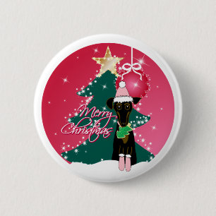 A Jazzy Christmas 6 Cm Round Badge