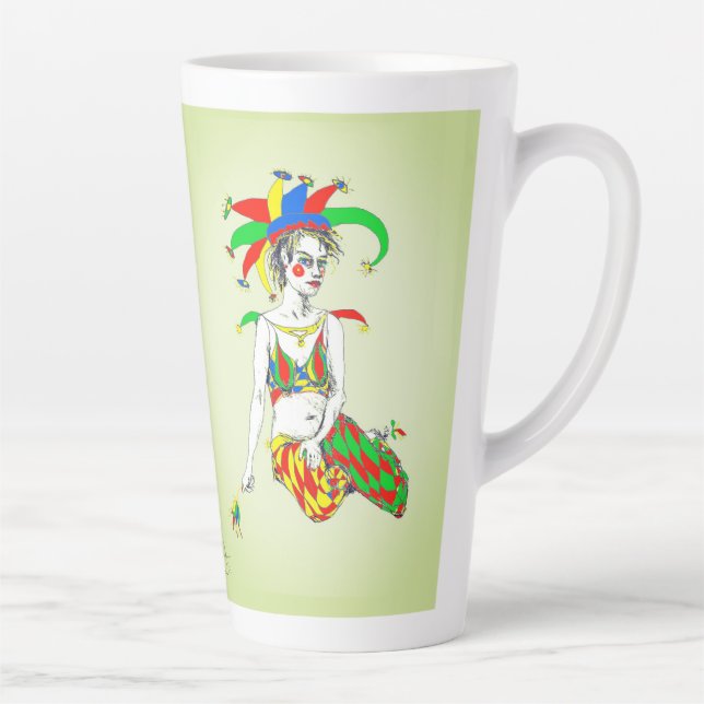 A jester latte mug (Right)