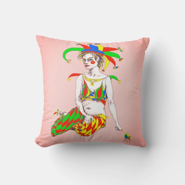 A Jester Poster Cushion (Front)