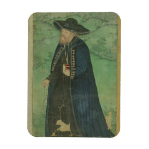 A Jesuit priest, inscribed in Persian: 'Jahangir S Magnet