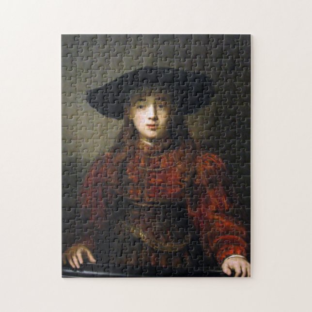 A Jewish Bride - Rembrandt - 1641 Jigsaw Puzzle (Vertical)