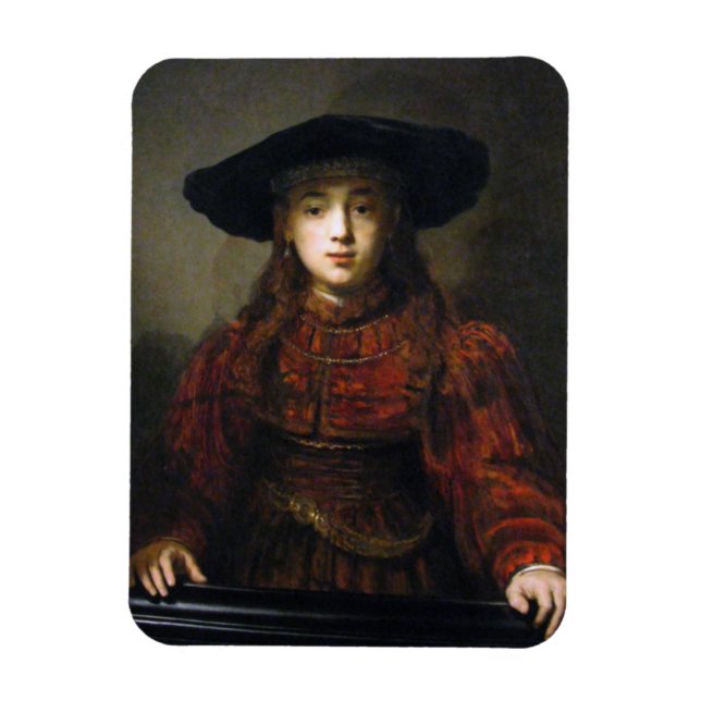 A Jewish Bride - Rembrandt - 1641 Magnet (Vertical)