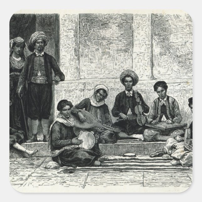 A Jewish Concert: Tlemcen Square Sticker (Front)