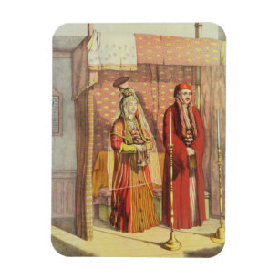 A Jewish Marriage, engraved by Charles Parsons, 18 Magnet