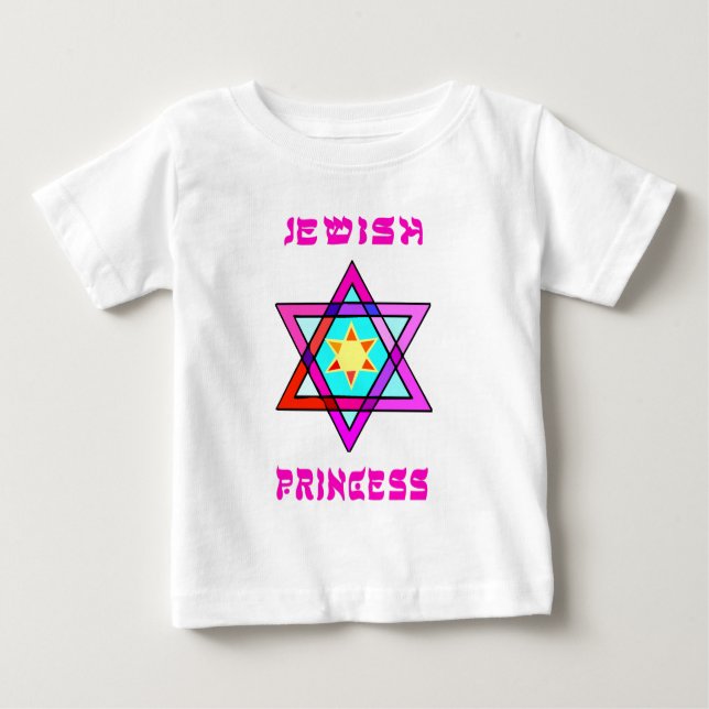 A Jewish Princess Baby T-Shirt (Front)
