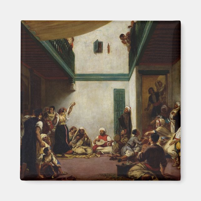 A Jewish wedding in Morocco, 1841 Magnet (Front)