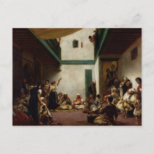 A Jewish wedding in Morocco, 1841 Postcard