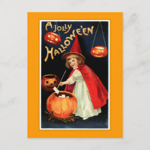 A Jolly Halloween Postcard