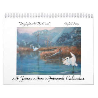 "A Jones Ave Artwork - Gaylord Perry" Calendar