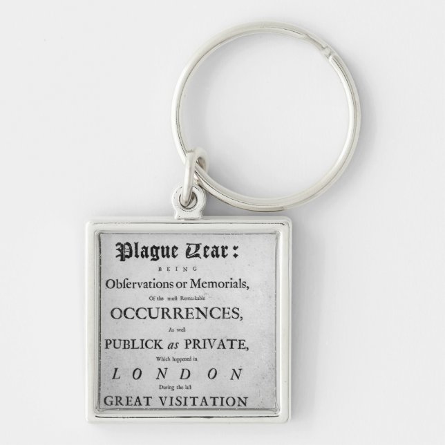 A Journal of the Plague Year, 1665 Key Ring (Front)
